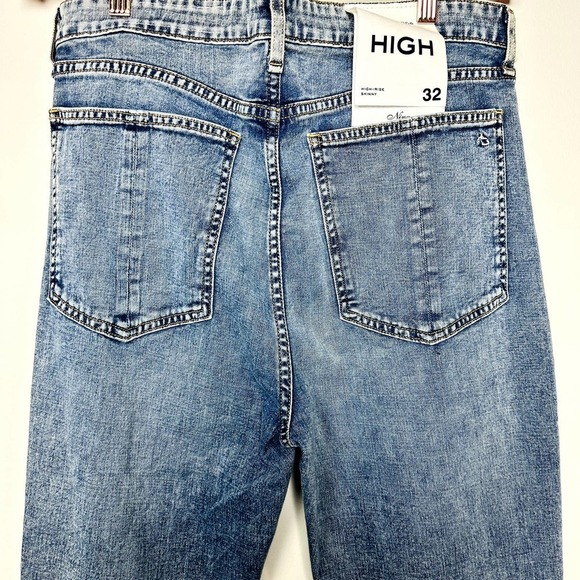 rag & bone NWT Nina High-Rise Button Fly Skinny Fit Denim Jeans Farrow Size 32 - Picture 8 of 10